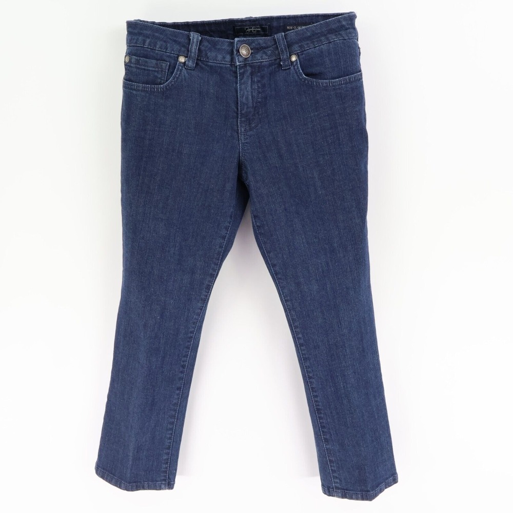 Jessica Simpson Jeans Roe Clam Digger Low Rise Womens Size 28 Blue STRETCH Denim